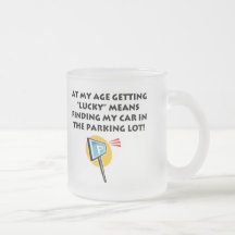 Getting Lucky Retirement Gifts and T-shirts Mugs