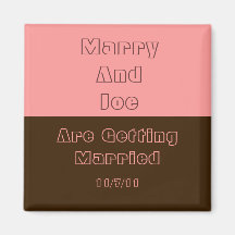 Getting Married Magnets