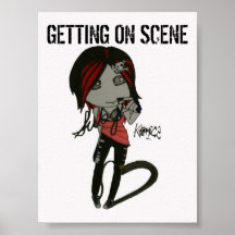 GETTING ON SCENE PRINT