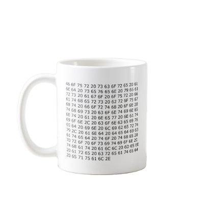 Gettysburg Address in Hex Coffee Mug by tantrumtees