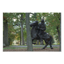 Gettysburg Battlefield Longstreet statue photo art