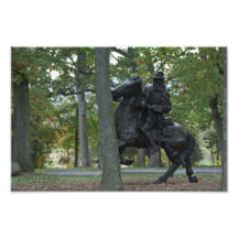 Gettysburg Battlefield Longstreet statue photo art