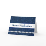 Gezur Krislinjden Snowflakes BLUE  Background