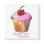 GF Cherry Cupcake Magnet