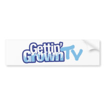 GGTV NC blue logo apparel Bumper Stickers