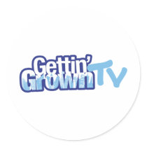 GGTV NC blue logo merchandise Stickers