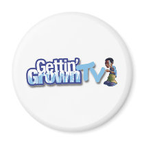 GGTV NC Blue Logo with Character Magnet