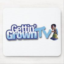 GGTV NC Blue Logo with Character Mouse Pads