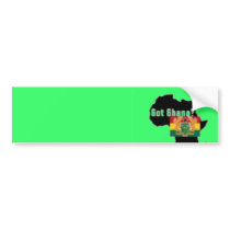Ghana Coat of arms T-shirt And Etc Bumper Sticker