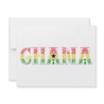 Ghana Colours design! invitations