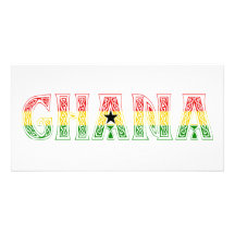Ghana Colours design! Photo Cards
