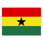 Ghana Flag Greeting Card