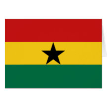 Ghana Flag Notecard