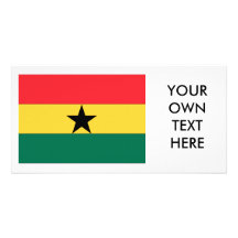 Ghana Flag Photo Greeting Card
