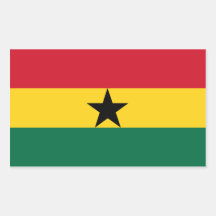 Ghana/Ghanaian Flag Stickers