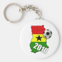 Ghana Map flag of Ghana soccer ball gifts Key Chain