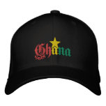 Ghana Star flag of Ghana Ghanian cap Embroidered Baseball Caps