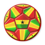 Ghana The Black Stars soccer ball Ghanaian flags magnets