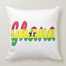 Ghanaian Flag Pillow