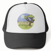 Ghandi Earth quote Mesh Hats