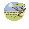 Ghandi Earth quote t-shirt