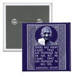 Ghandi on Causes Button