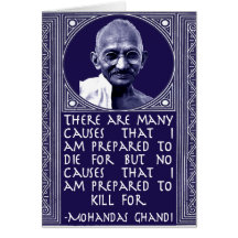 Ghandi on Causes Cards