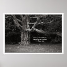 Ghandi Quote Poster, Perley Oak Monochrome