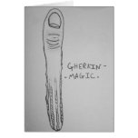 Gherkin Greetings Card.