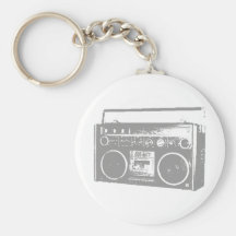 Ghetto Blaster Key Chains