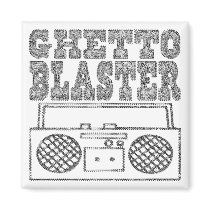 Ghetto Blaster-Magnet