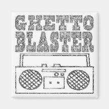 Ghetto Blaster-Magnet