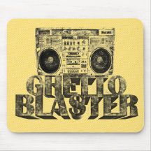 GHETTO BLASTER TAPIS DE SOURIS