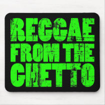 Ghetto Reggae - Mouse Pad (Green)