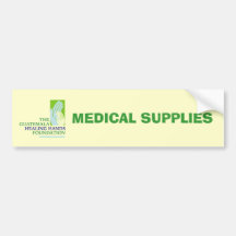 GHHF Logo, MEDICAL SUPPLIES Bumper Stickers