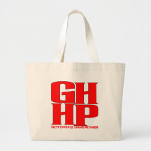 GHHP RED LOGO CANVAS BAG