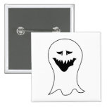 Ghost. Black and White. Pin