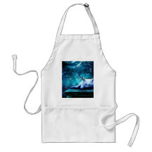 Ghost Cat Apron