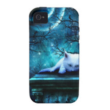 Ghost Cat iPhone 4 Cases