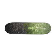 Ghost Decks Green Tree Skate Board Deck