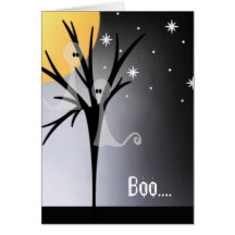 Ghost Greetings Card