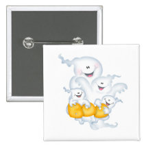 Ghost Group Pinback Button