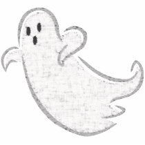 Ghost Halloween Decoration Photo Sculpture