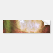 Ghost Head Nebula Space Bumper Sticker