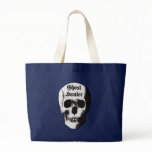 Ghost Hunter Skull Tote Bag