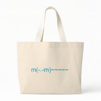 Ghost in Light Blue Tote Bags