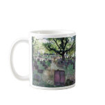 Ghost In The Cemetery Coffee Mugs