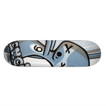 Ghost Mascot Skate Deck