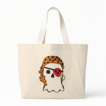 Ghost Pirate Skull Bag