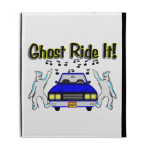 Ghost Ride It Ghost Car iPad Folio Covers